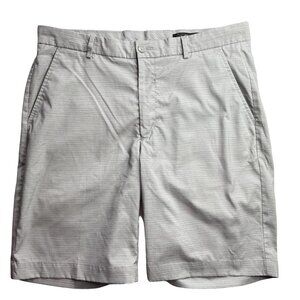 Greg Norman Golf Shorts Mens 34 Gray Stretch Flat Front Pockets
